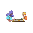 Real or Fake Text logo